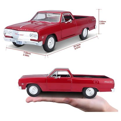 Chevrolet El Camino red 1965 1/24 Maisto classic miniature with functional door