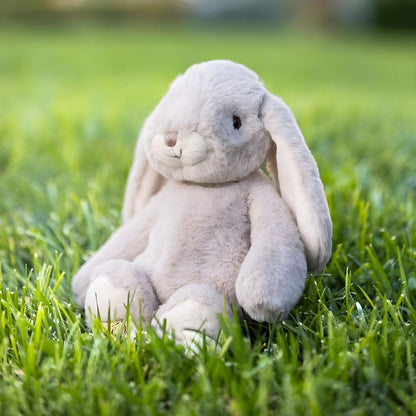 Kanini pale blue Plush Bunny with long ears and sweet expression