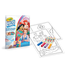 Colorir sem manchas Princesas Disney Crayola com páginas para colorir e marcadores Color Wonder