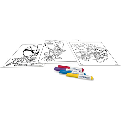 Crayola Mess-Free Color Wonder Spidey and his Amazing Friends with coloring pages and special markers