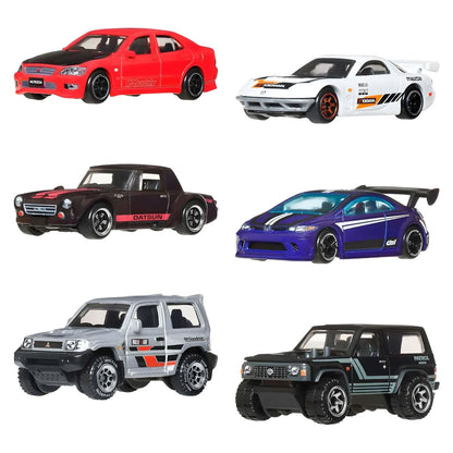 View of the Hot Wheels Streets of Japan Multipack set with Japanese urban inspiration