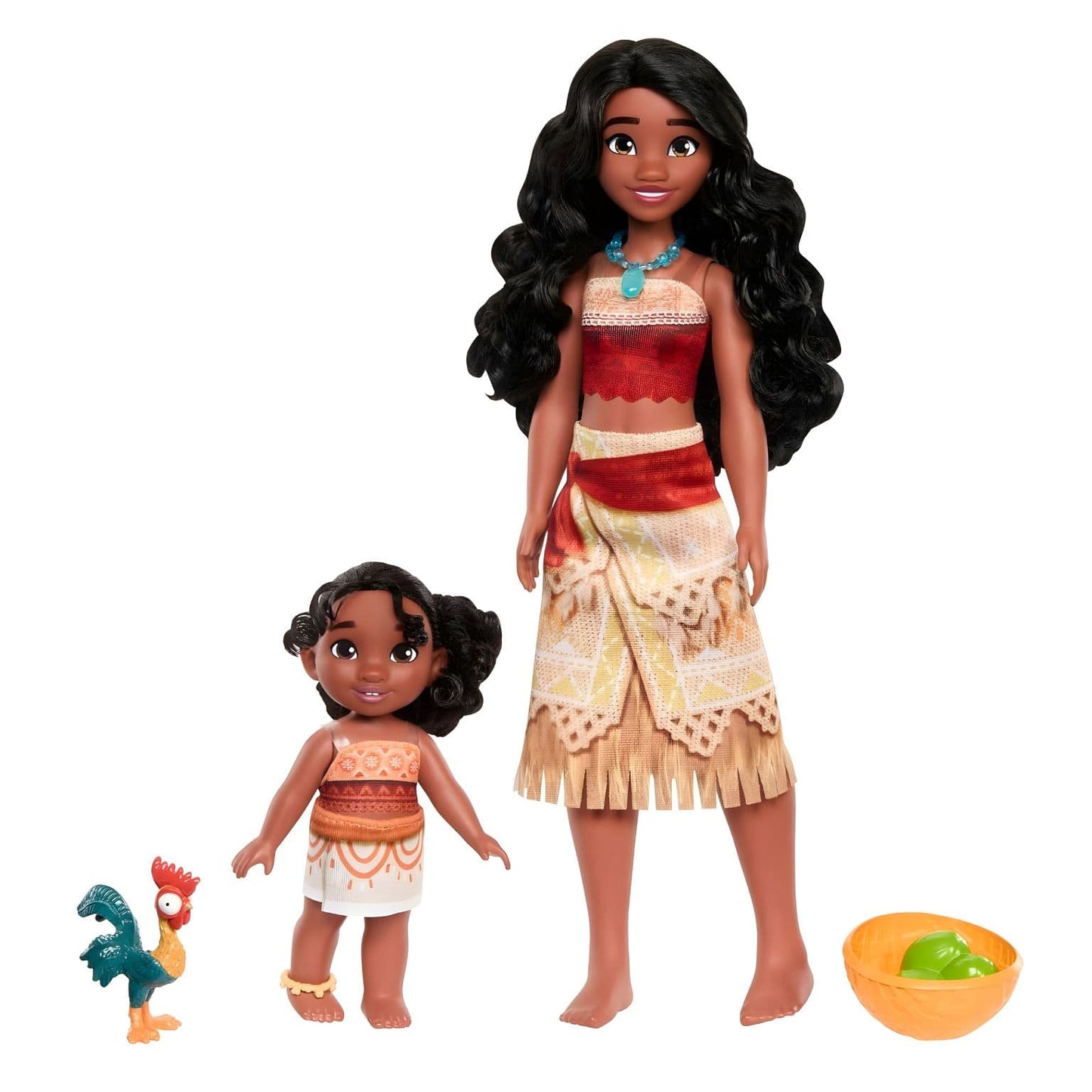 Conjunto Princesa Disney Vaiana em embalagem Disney Princess