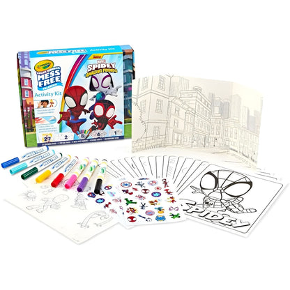 Spidey and His Amazing Friends mess-free coloring set