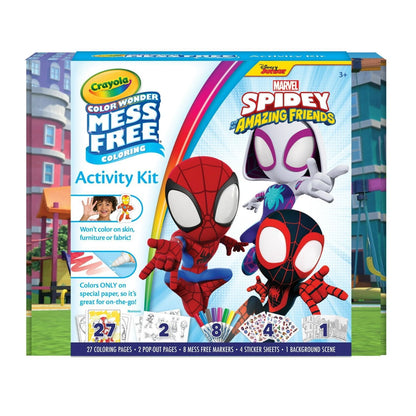 Mess-Free Color Wonder Spidey set for creative activities