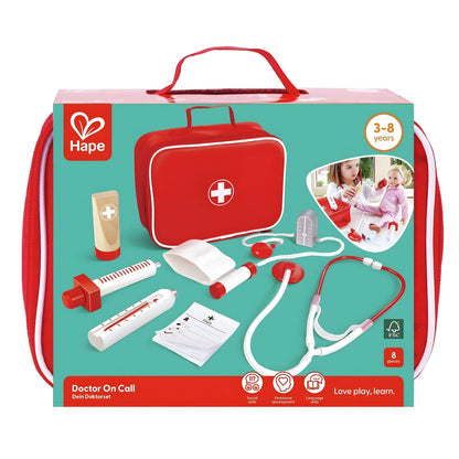 Hape Doctor's Bag with pretend play accessories