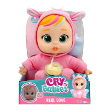 Cry Babies Real Love Hannah rosa na embalagem