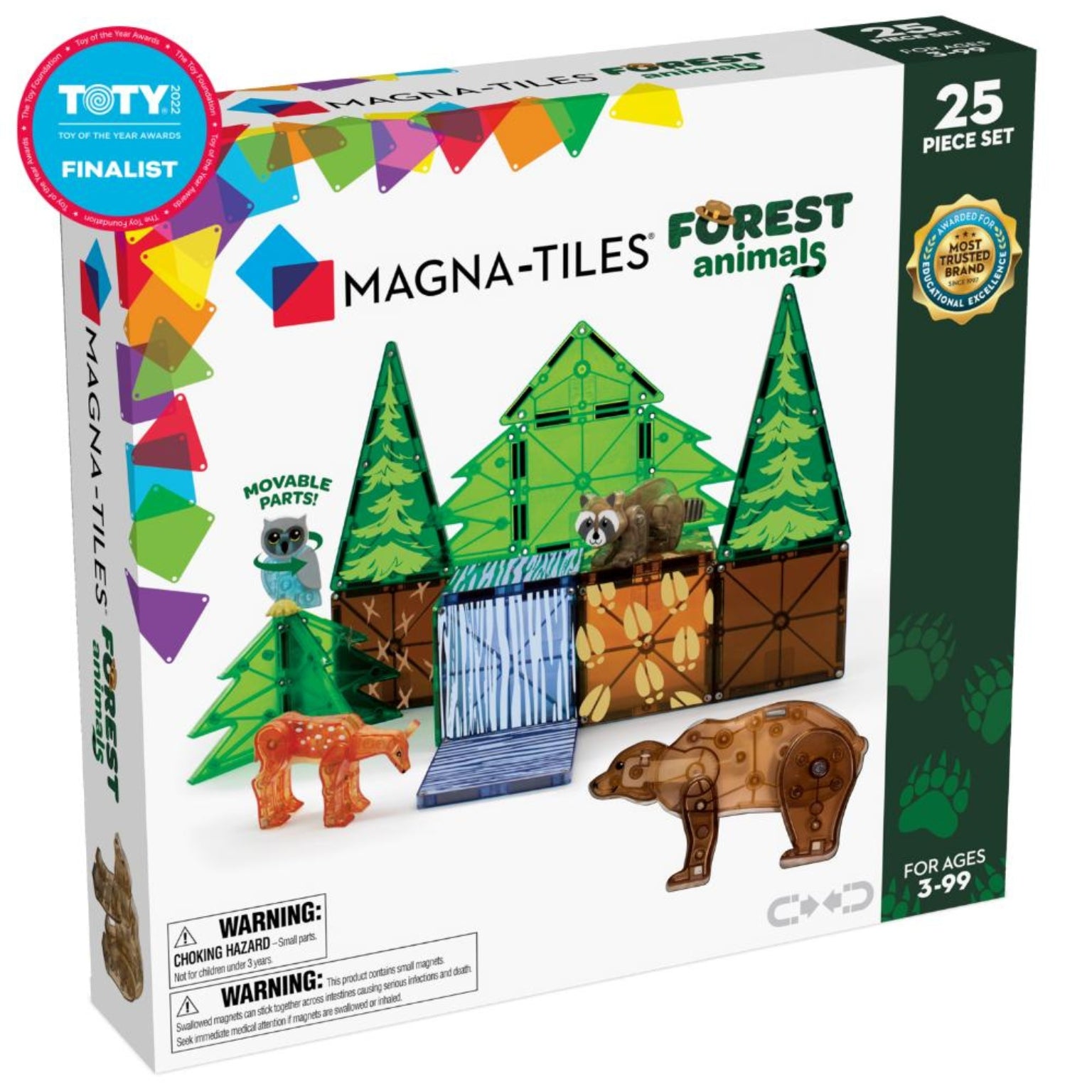 Brinquedo costrução Magna-Tiles Animais da Floresta
