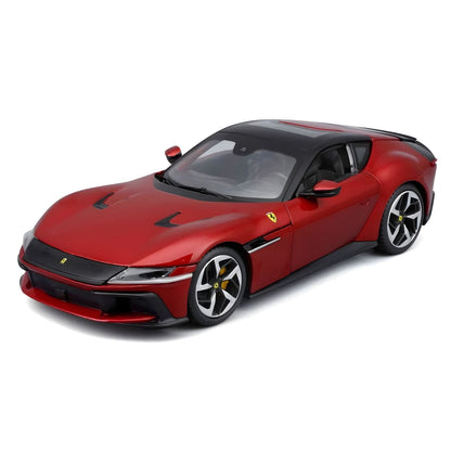 Ferrari 12 Cilindri Bburago red and black miniature toy car