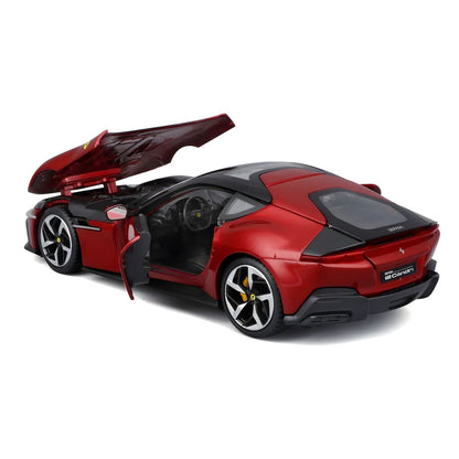 Ferrari 12 Cilindri Bburago red and black miniature toy car