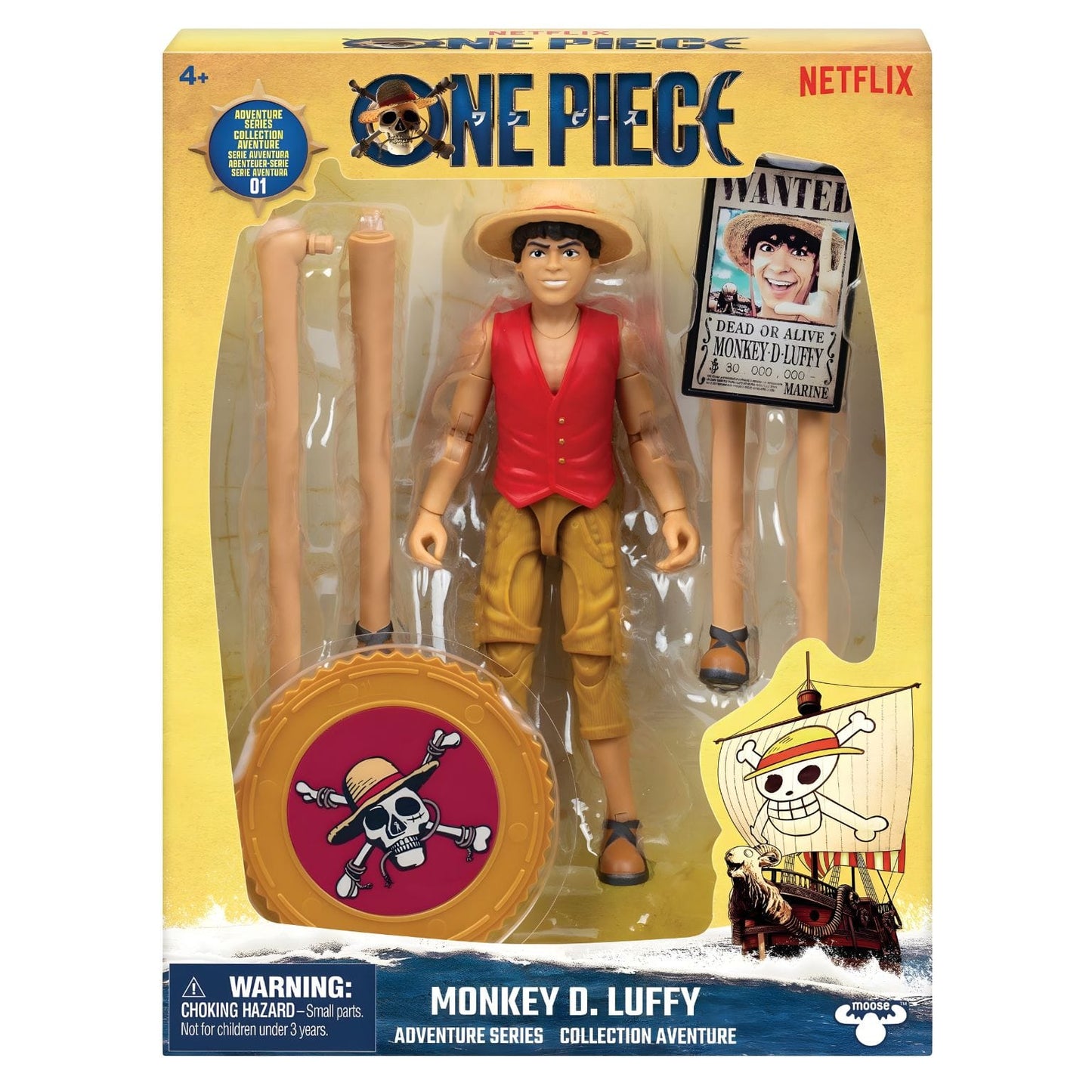 Figura One Piece Luffy para coleção e aventuras de anime