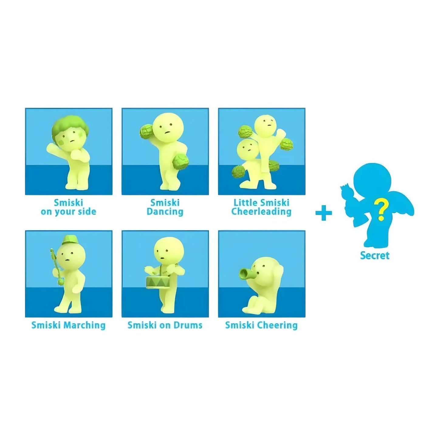Blind box Figura Smiski Apoiar surpresa