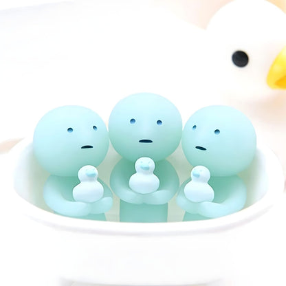 Smiski Bath Series with poses inspired by bathing