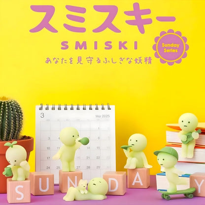 Smiski Sunday Series with Sunday and leisure poses