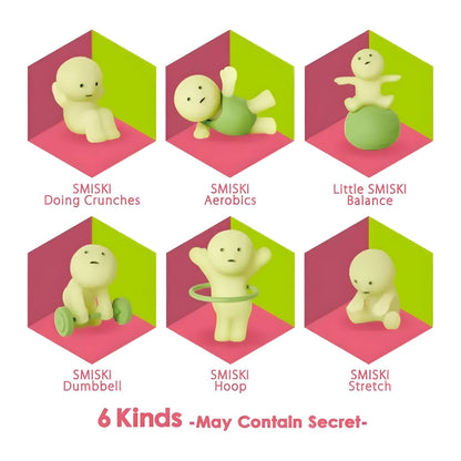 Surprise Smiski Exercising Figure blind box