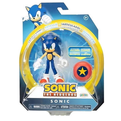Sonic The Hedgehog Figure with blue Star Spring with red shoes and red accessory with star