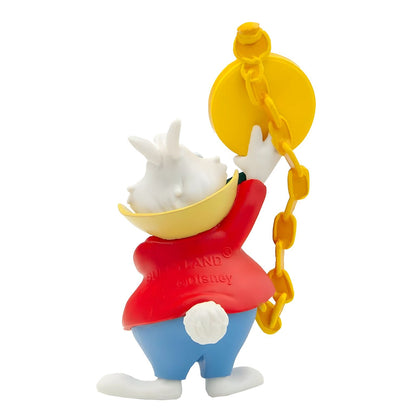 Bullyland White Rabbit figure from Alice in Wonderland, with red and yellow outfit details.