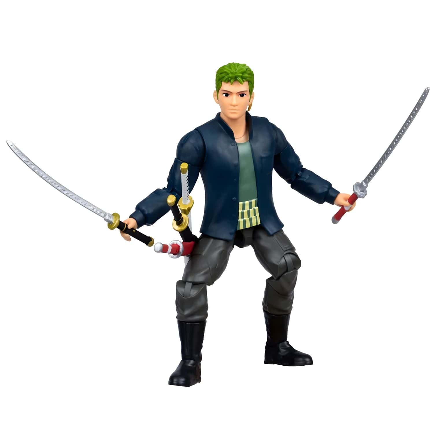 Figura One Piece Zoro vista alternativa para fãs de One Piece