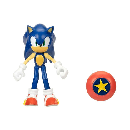 Sonic The Hedgehog Figure with blue Star Spring with red shoes and red accessory with star