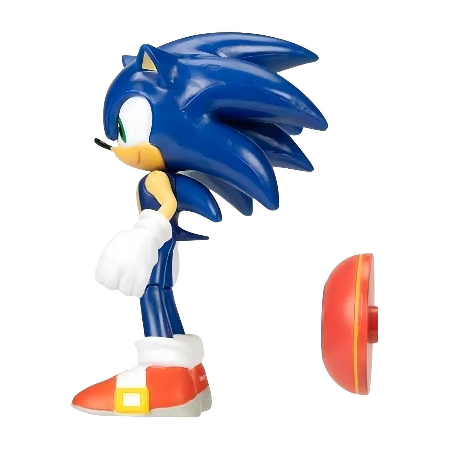 Figura Sonic The Hedgehog com Star Spring azul com sapatos vermelhos e acessório vermelho com estrela