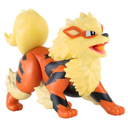 Pokémon Battle Figure - Arcanine with fierce expression and action look