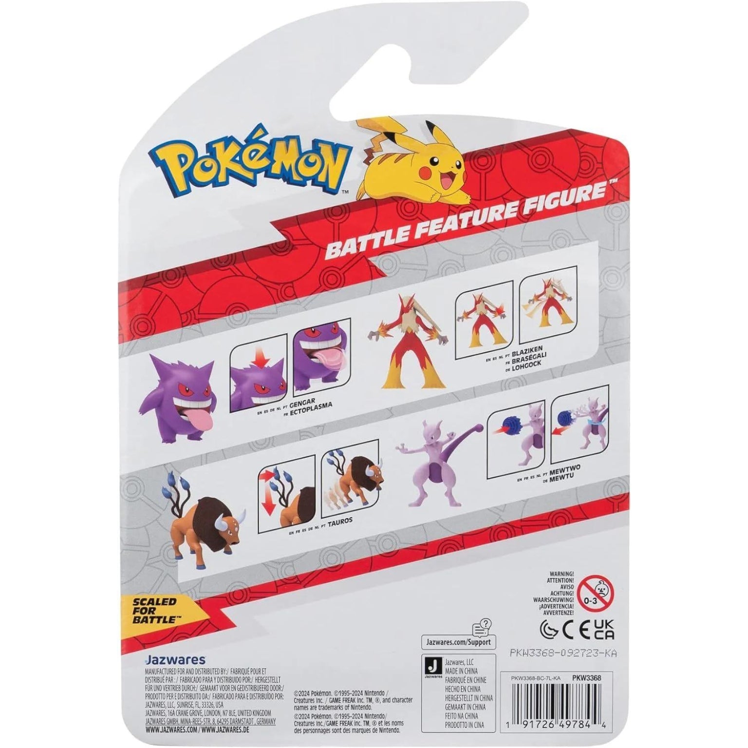 Figura de batalha Pokémon - Tauros