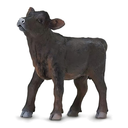 Angus Calf rubber figure front perspective