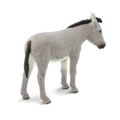 Toy donkey in rubber figure