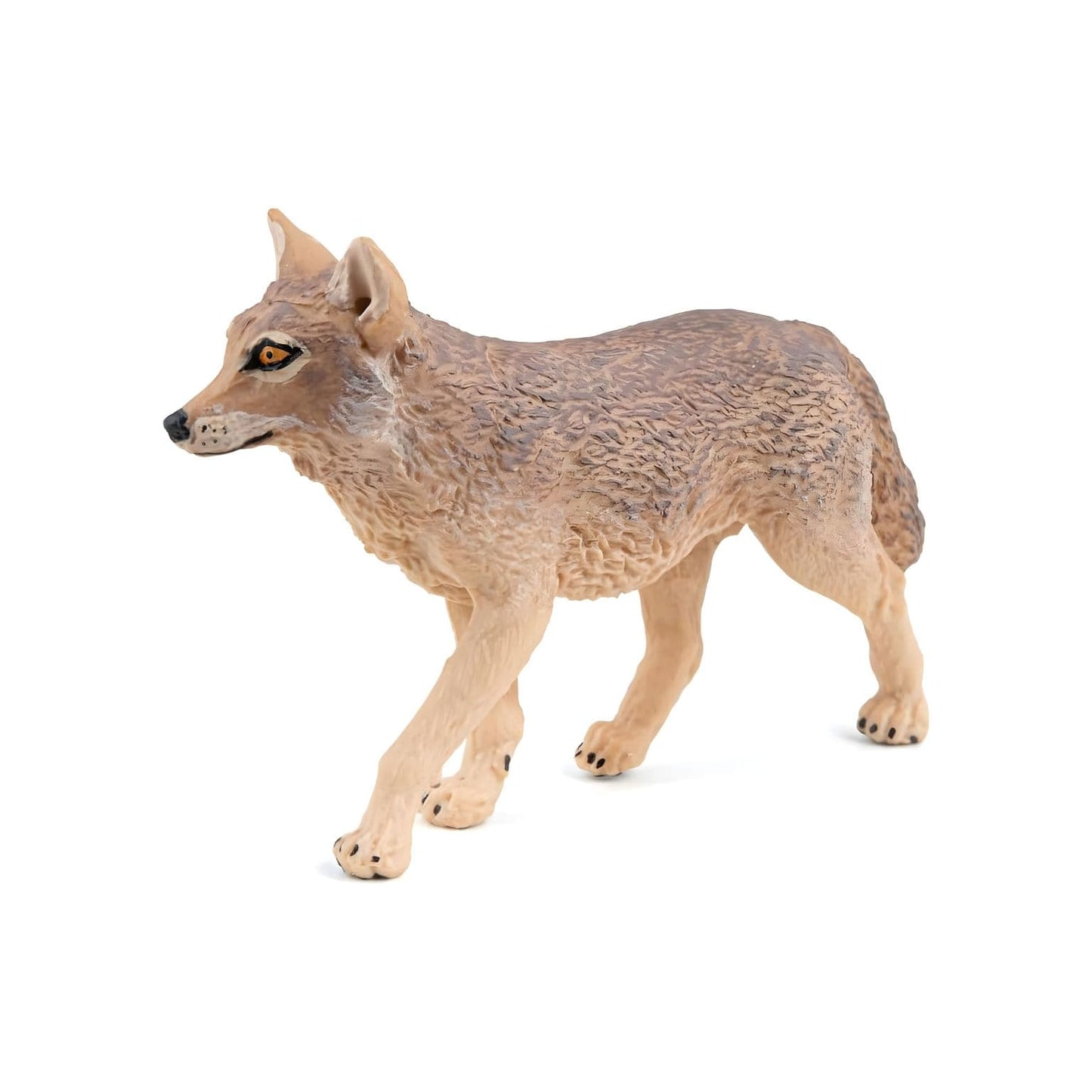 Figura de brinquedo chacal em vista de perfil