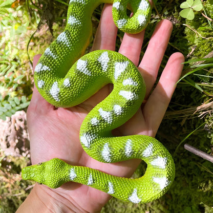 Parrot Snake rubber figure additional view