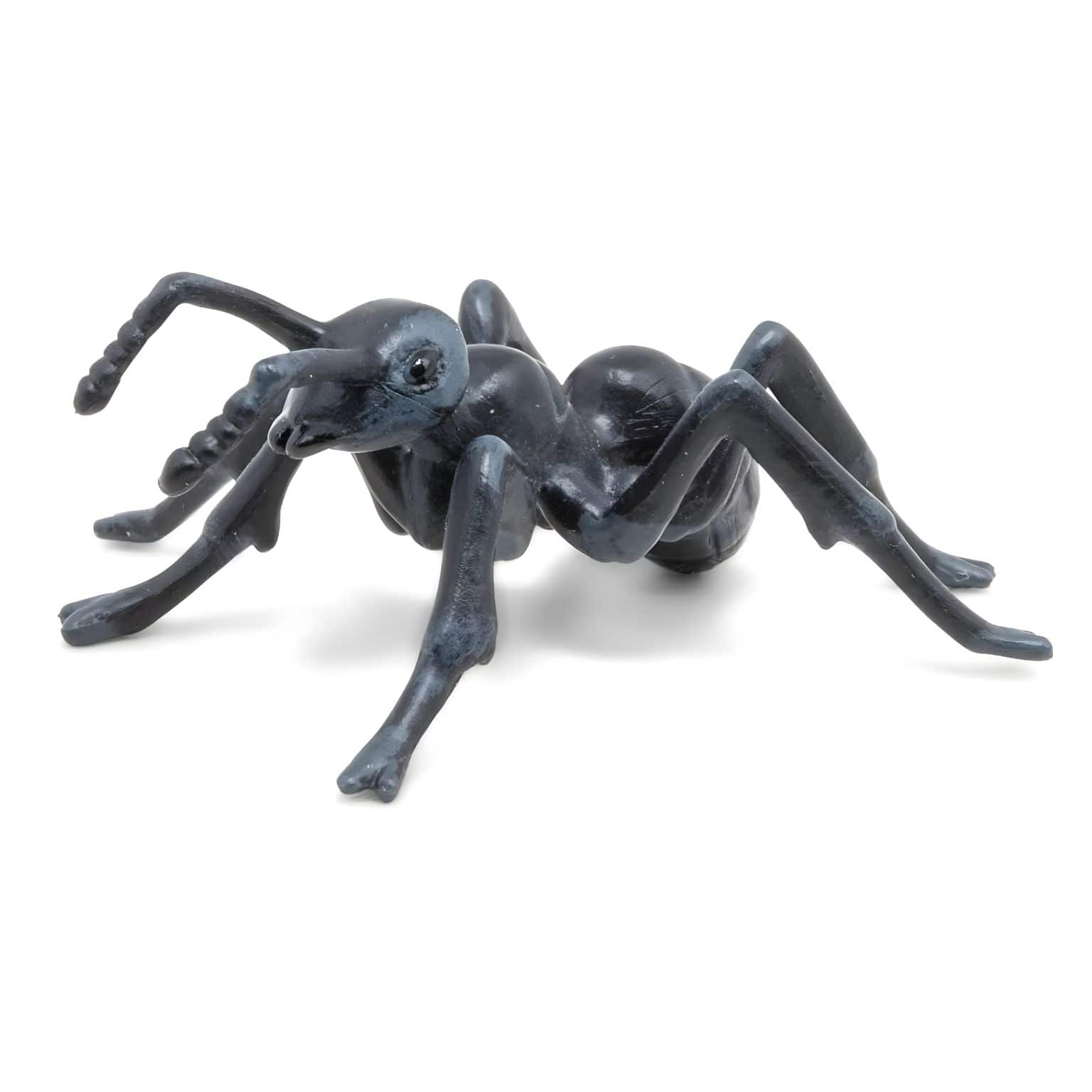Figura de borracha formiga em vista complementar