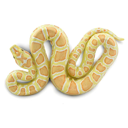 Burmese python snake figure for animal collections and pretend play