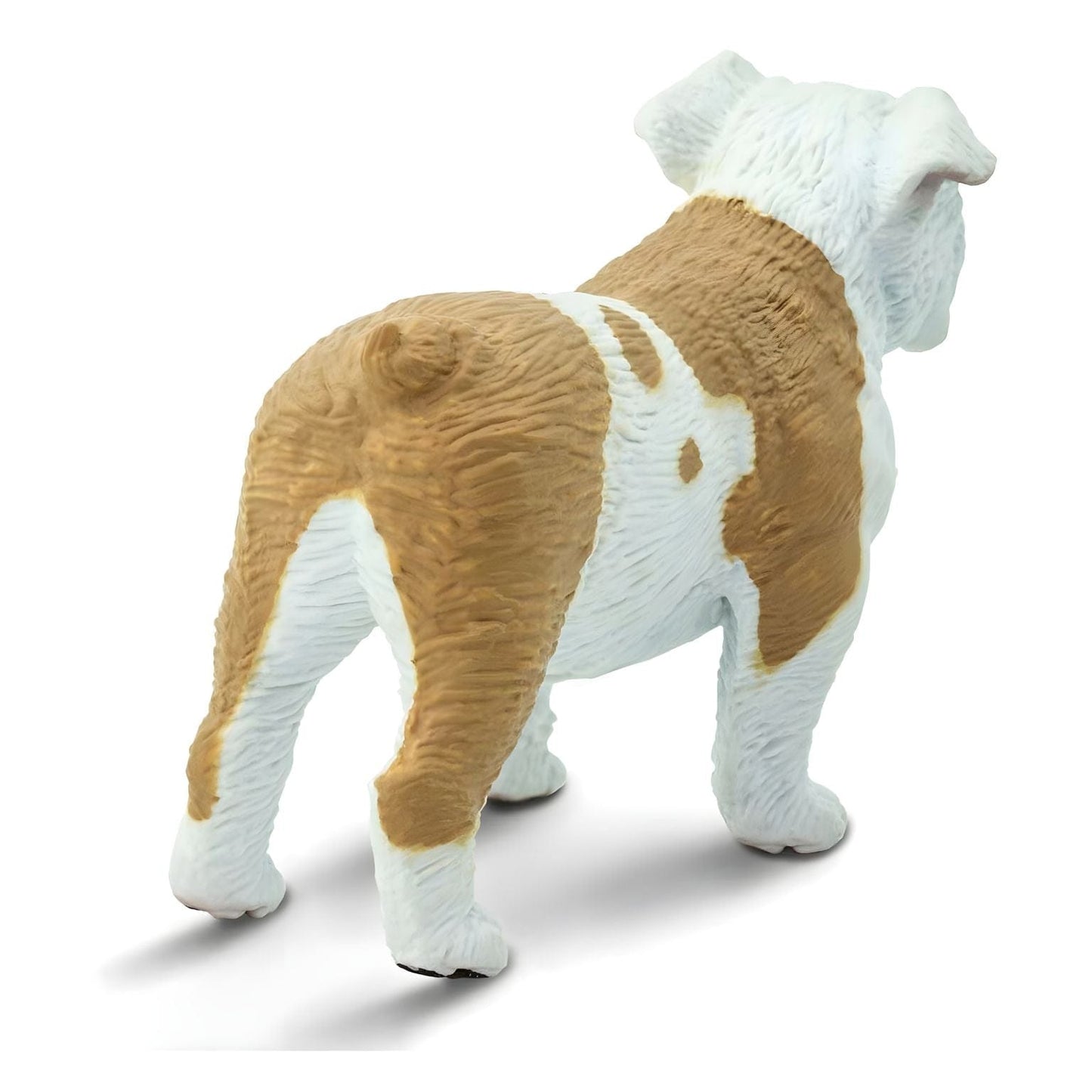 Detalhe da figura de borracha Buldogue