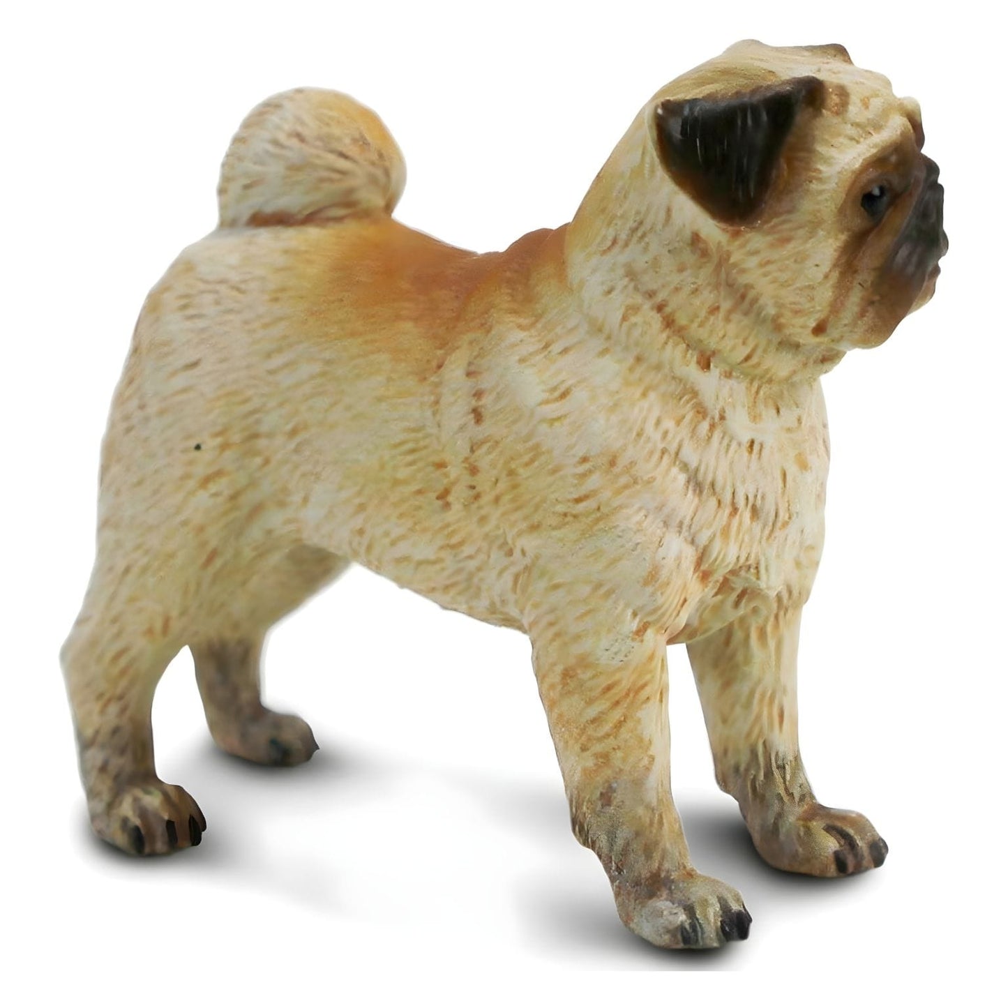 Figura de borracha Pug com vista adicional