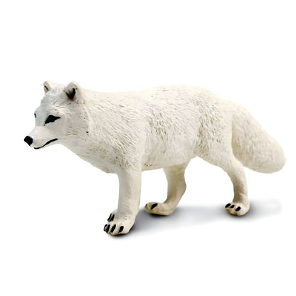 Arctic Fox toy in rubber figure