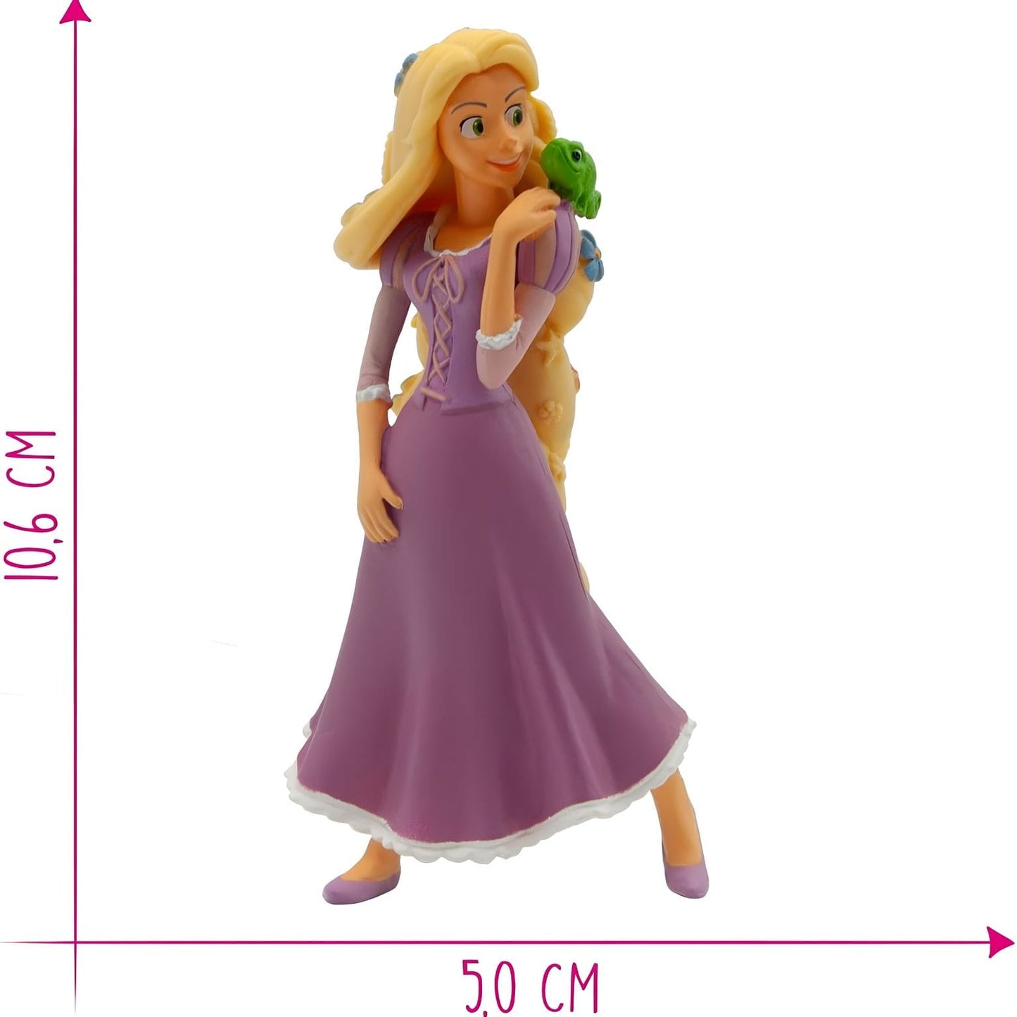 Brinquedo Rapunzel com Flores para brincadeiras de fantasia e imaginação
