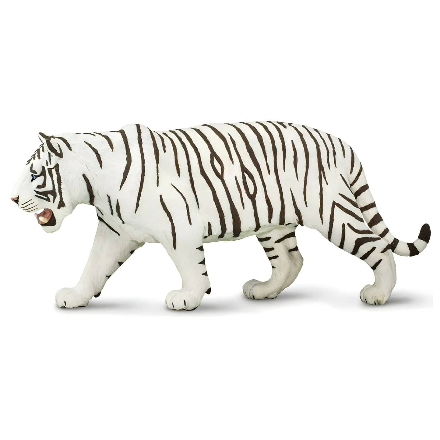 Figura de borracha Tigre Siberiano Branco com vista adicional