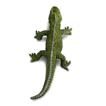Figura de borracha Tuatara em perspetiva frontal
