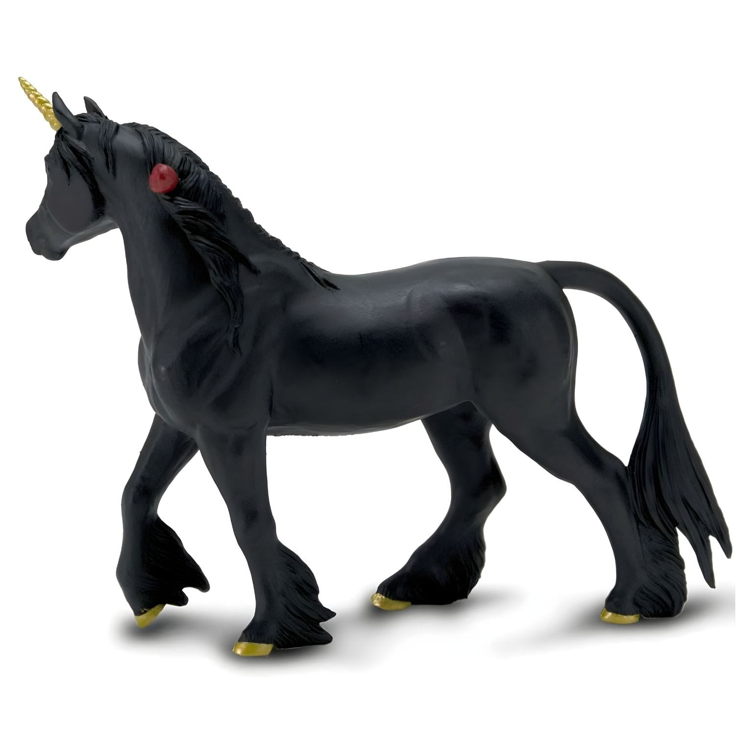 Unicórnio do crepúsculo de brinquedo em figura de borracha
