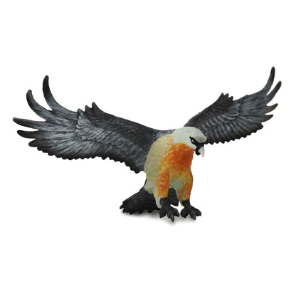 Detail of the Bearded Vulture rubber figure for children