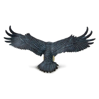 Rubber Bearded Vulture for toy animal collections