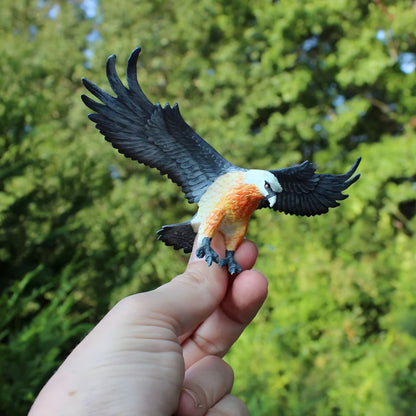 Bearded Vulture rubber figure for nature and adventure stories