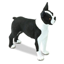 Figura de borracha Boston Terrier com vista adicional