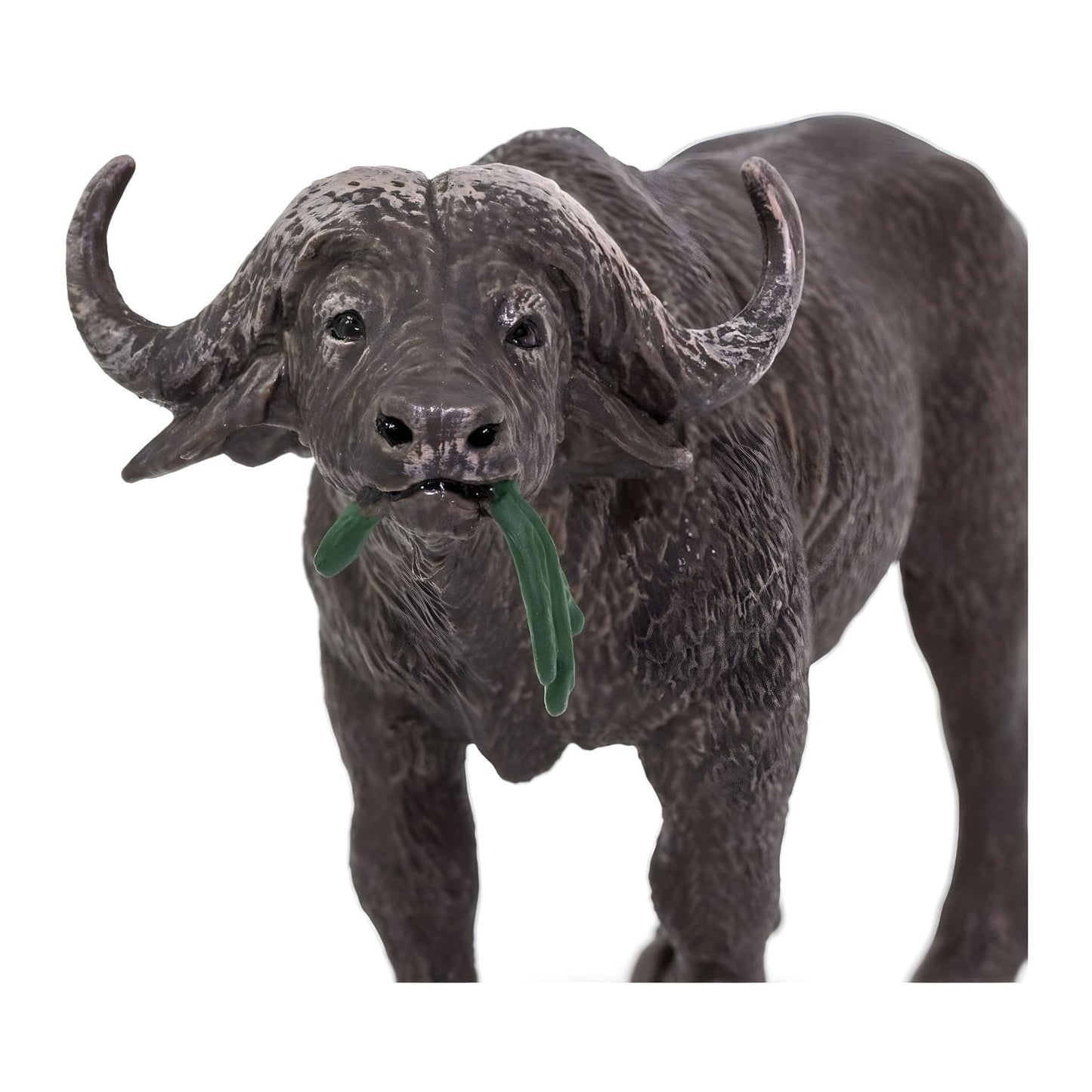 Figura de borracha Búfalo africano em detalhe