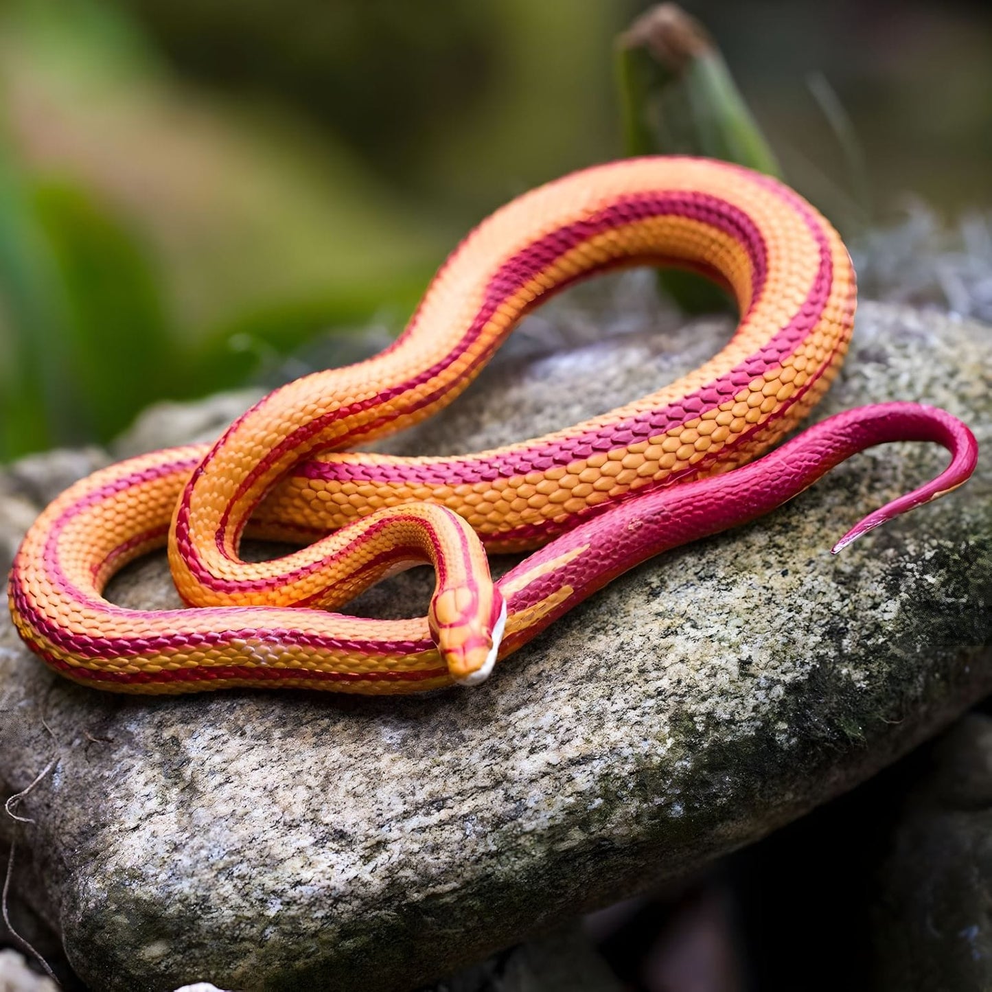 Figura animal cobra-do-milho pensada para imaginação e descoberta