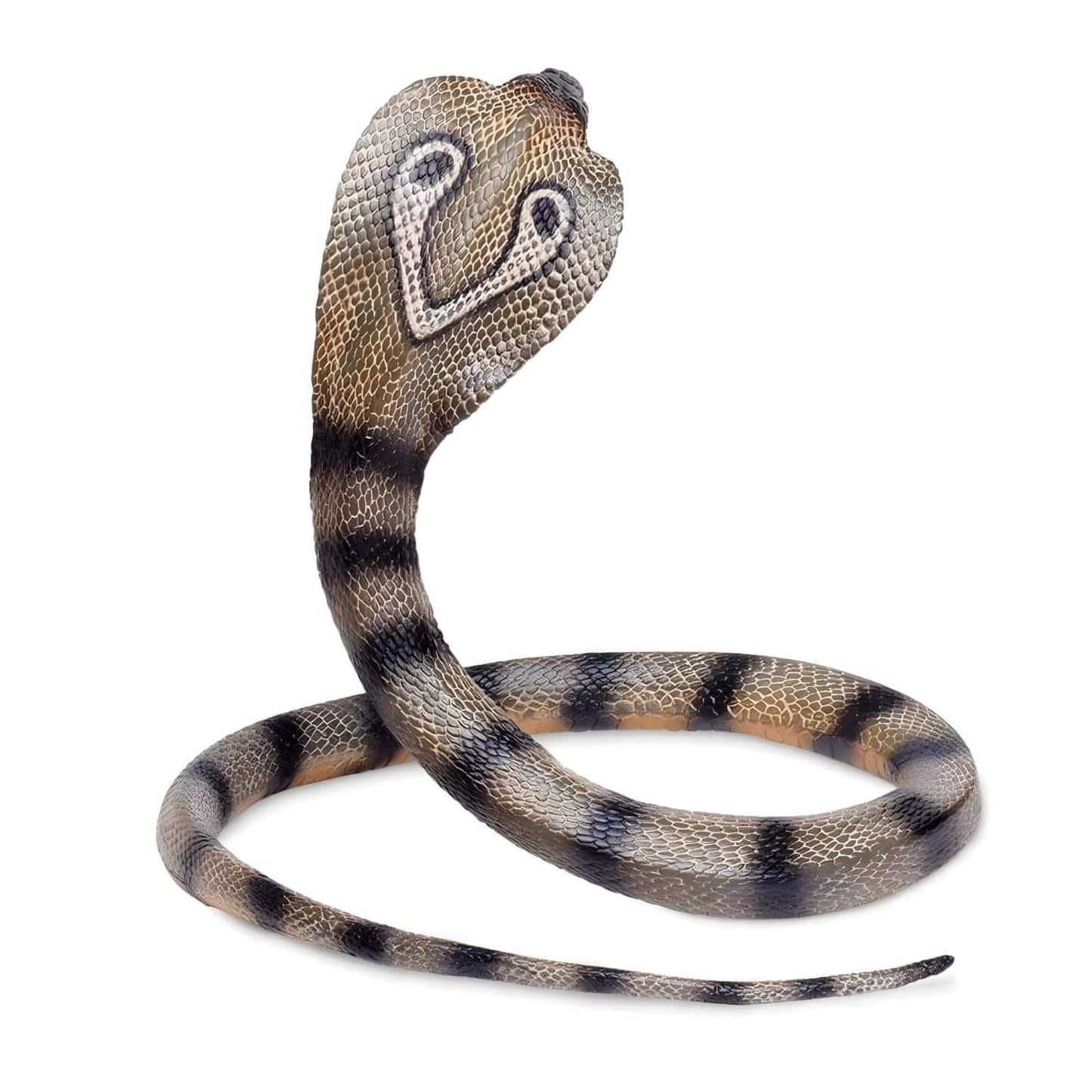 Detalhe da figura de borracha Cobra