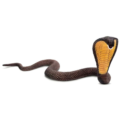 Naja Cobra rubber figure in frontal perspective
