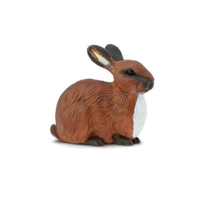 Rabbit toy in rubber figure