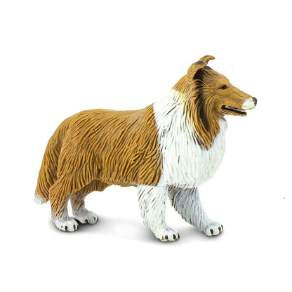 Collie rubber figure in another perspective
