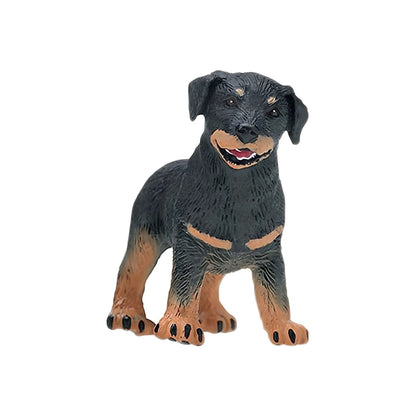 Rottweiler Puppy rubber figure