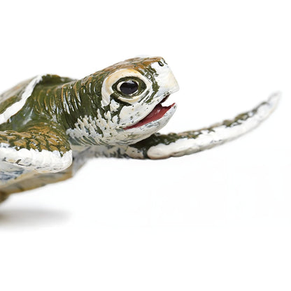 Loggerhead Sea Turtle hatchling toy in rubber figure